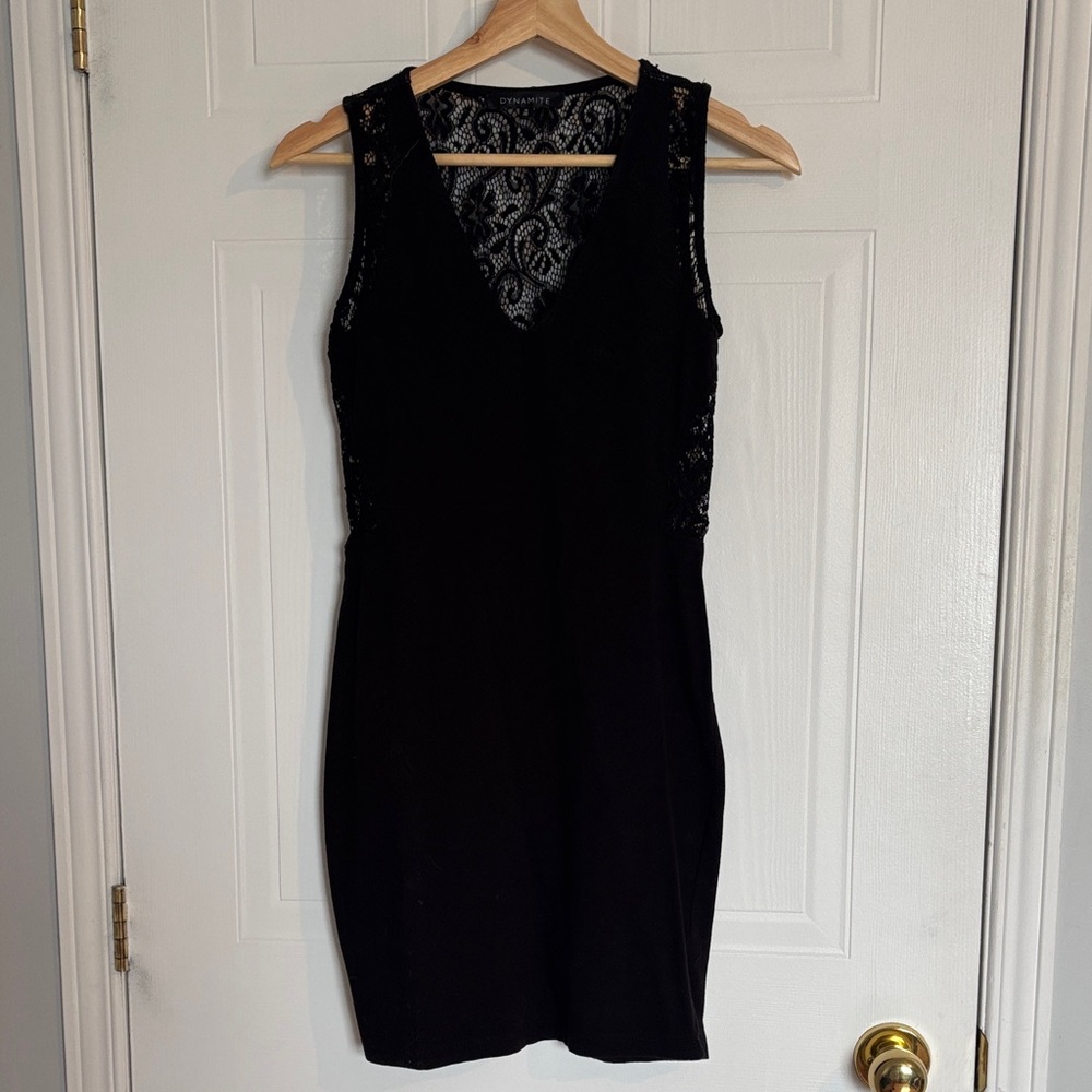 Charming Charlie Elegant Black Sleeveless Dress